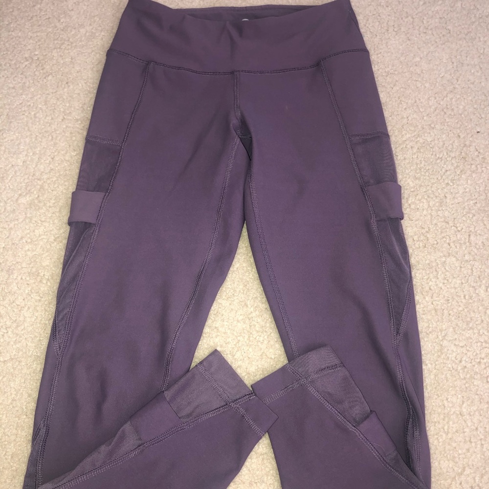 purple mesh 90 degree by reflex leggings